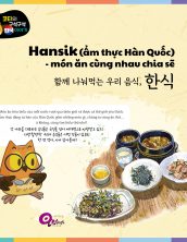 Hansik (ẩm thực Hàn Quốc)- món ăn cùng nhau chia sẽ